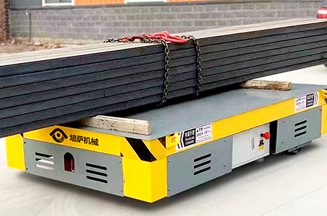 Custom Capacity Remote Control Trackless Transfer Cart With Alarm Light