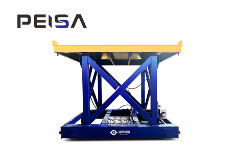 Custom Rail Transfer Cart With Rollover