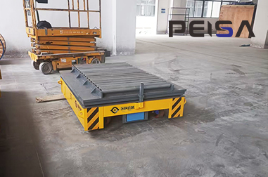 Rail Transfer Cart with Rollers