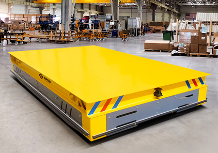 Battery Operated Transfer Cart For Handling Steel