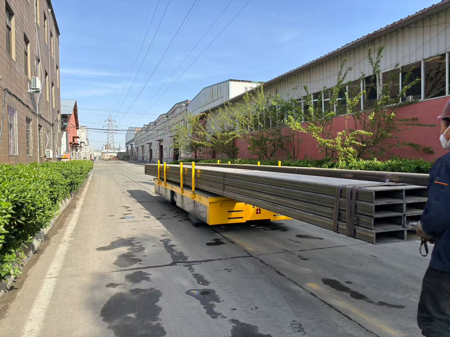 in factory