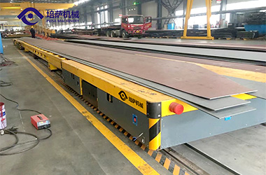 rail transfer cart for steel plate