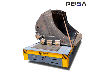 Trackless Transfer Cart with Wireless Control