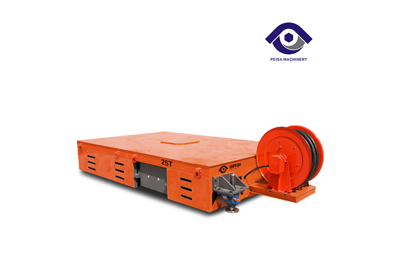 Cable Drum Rail Transfer Cart for Factory