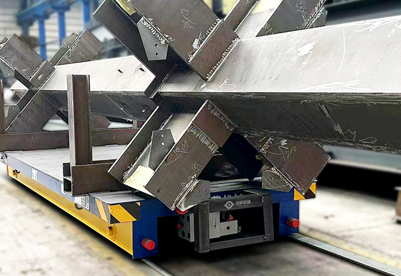 Custom Load Battery Rail Cart For Factory