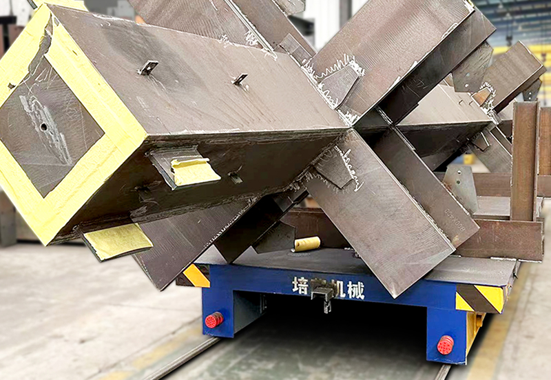 Custom Load Battery Rail Cart For Factory