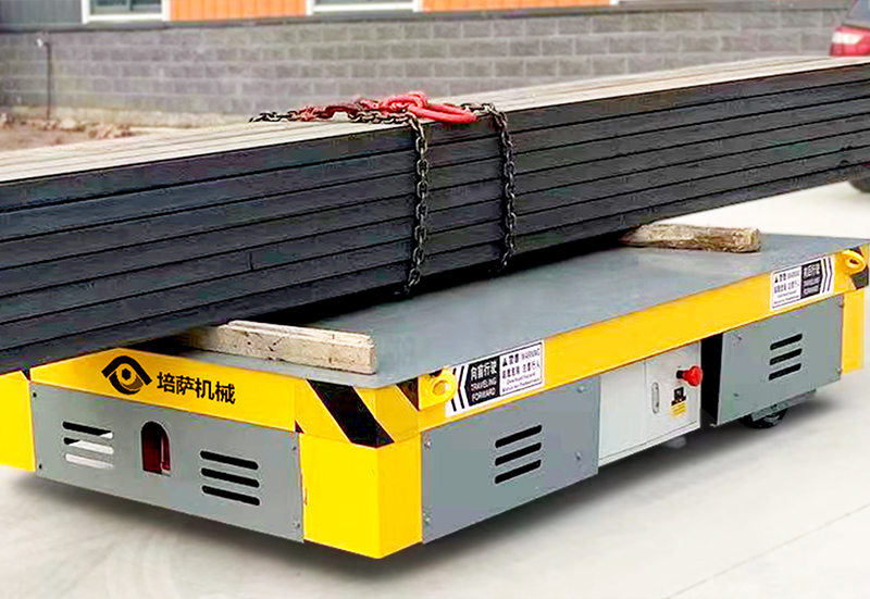Custom Capacity Remote Control Trackless Transfer Cart With Alarm Light