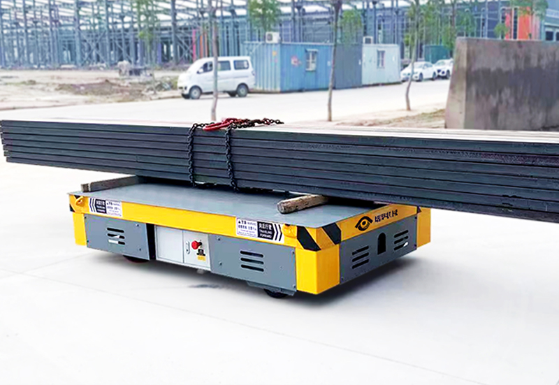 Custom Capacity Remote Control Trackless Transfer Cart With Alarm Light