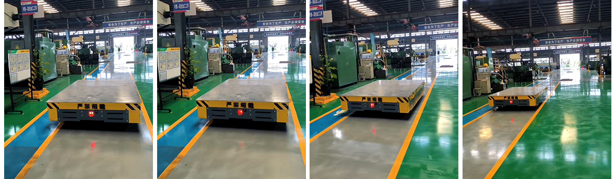 Chariot de transfert sans rail pour la manutention de 5 tonnes en acier piprs