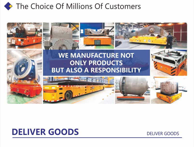 Rail Transfer Cart for Handling steel structures