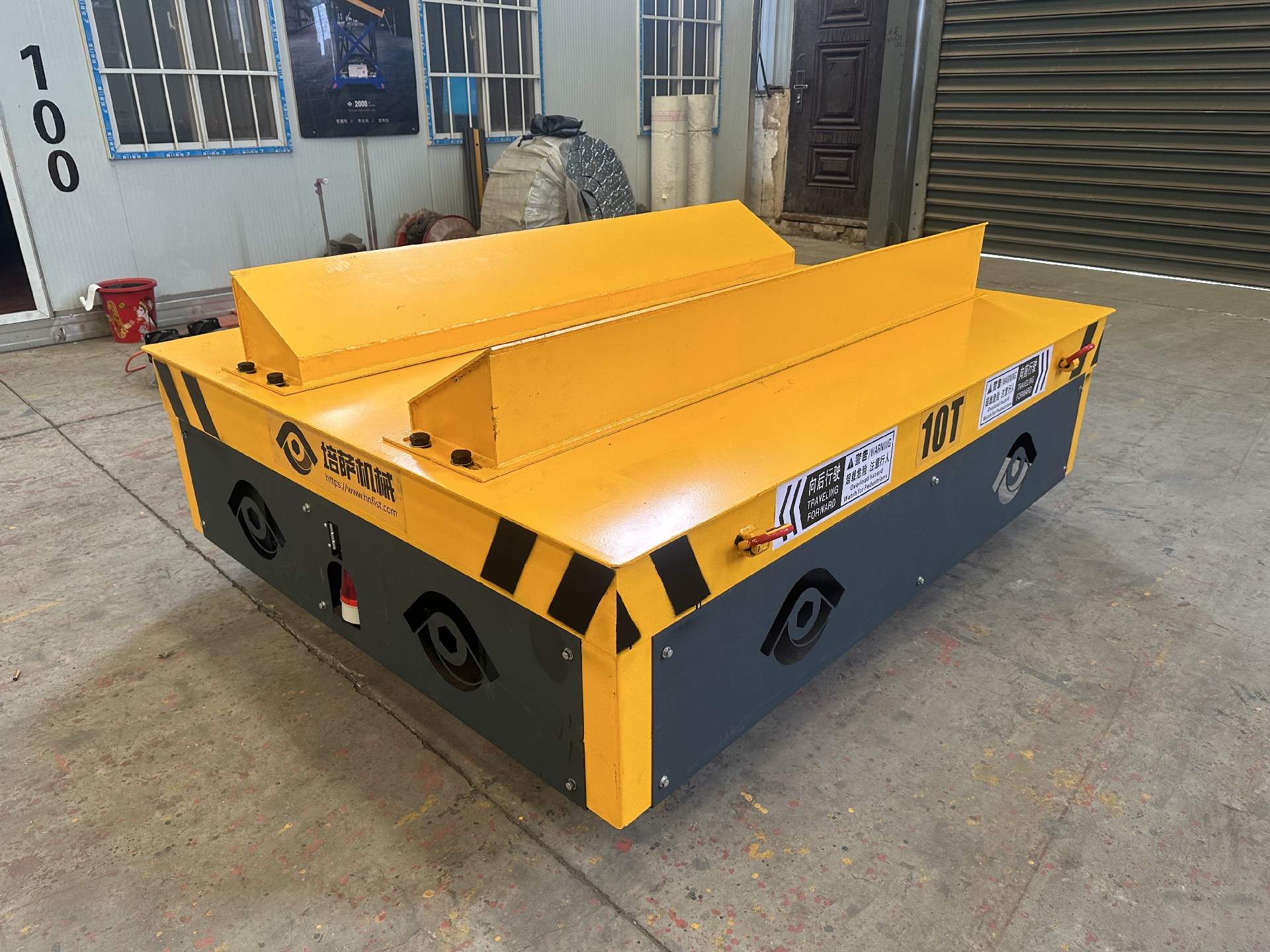 Motorized Transfer Cart for handling steel coils