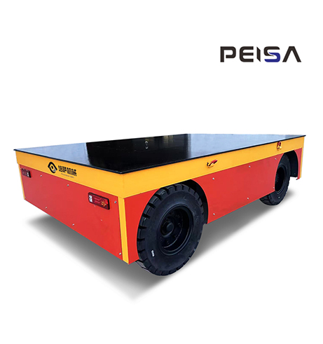 Self Propelled Trolley with Patterned Tires