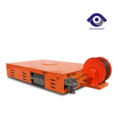 Cable Drum Rail Transfer Cart for Factory