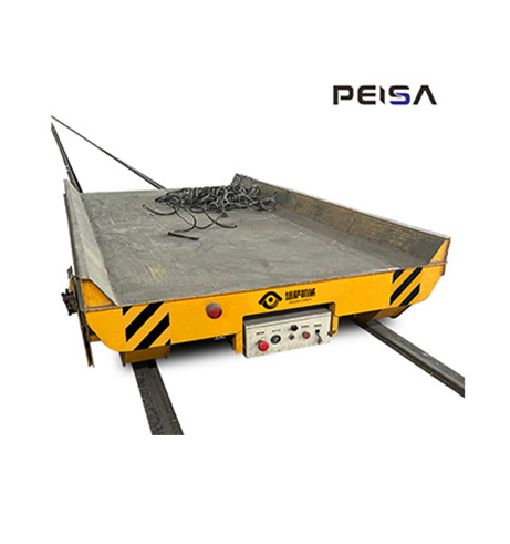 electric flat bed rail transfer cart