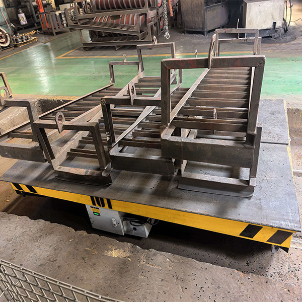 Anhui Steel Structure Factory 10-Ton Rail Transfer Cart Case Study