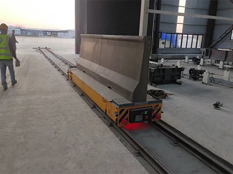 Rail Transfer Cart for Handling Precast concrete elements