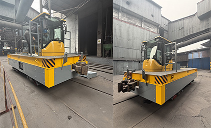 A Classic Outdoor Rail Transfer Cart Project with High Customization