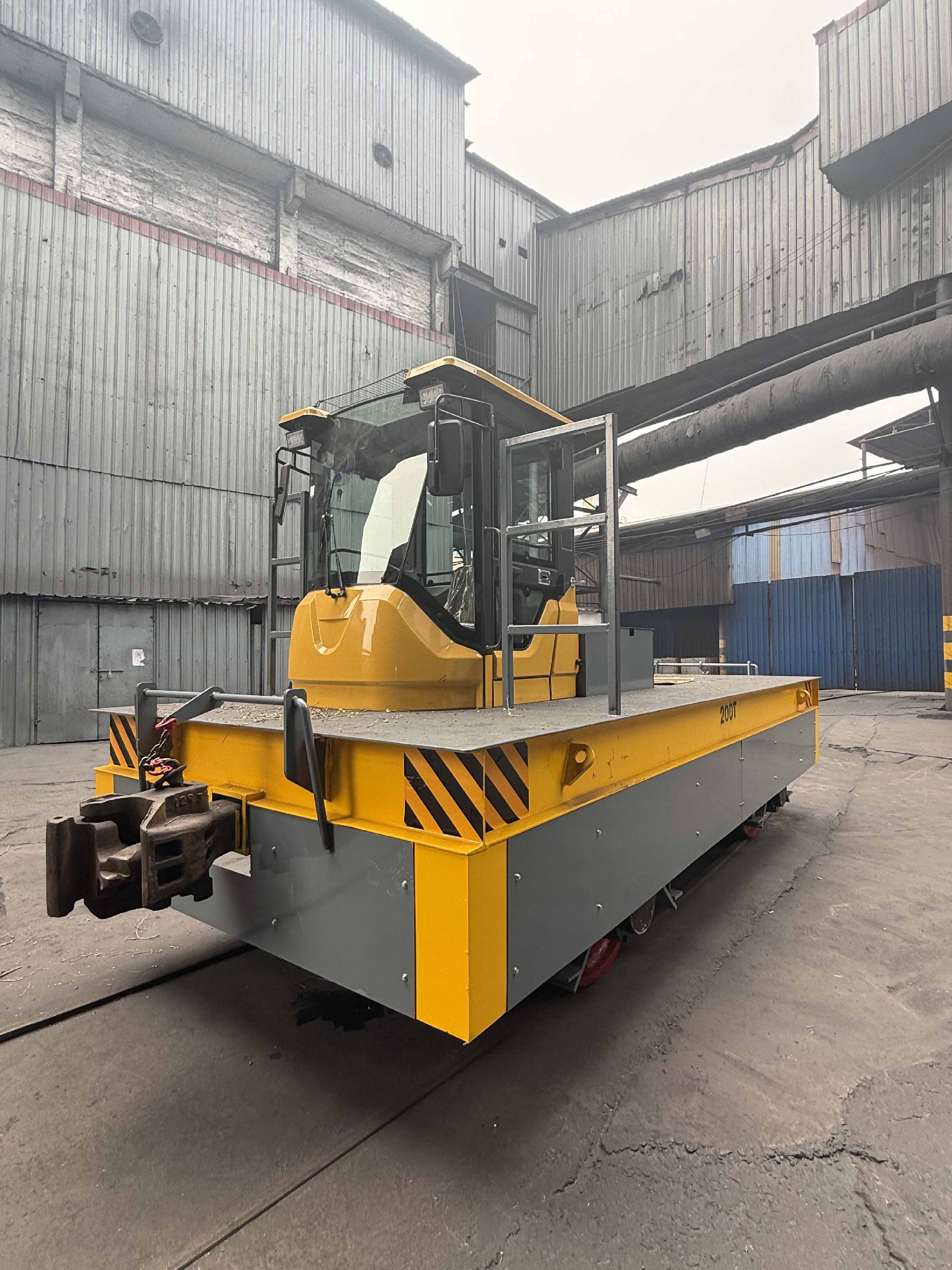 200 t steel ladle transfer cart