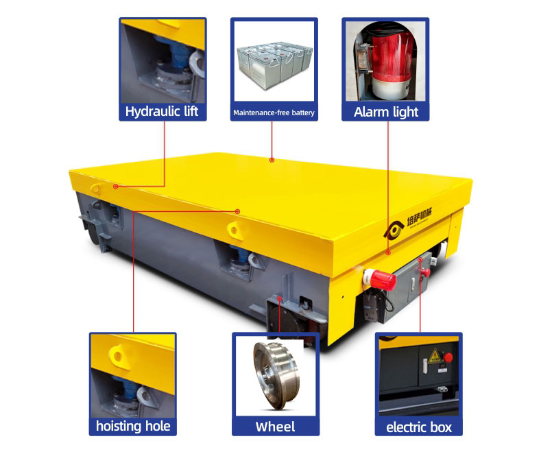hydraulic lifting transfer cart