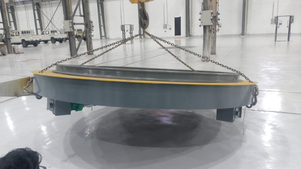 rail turntable