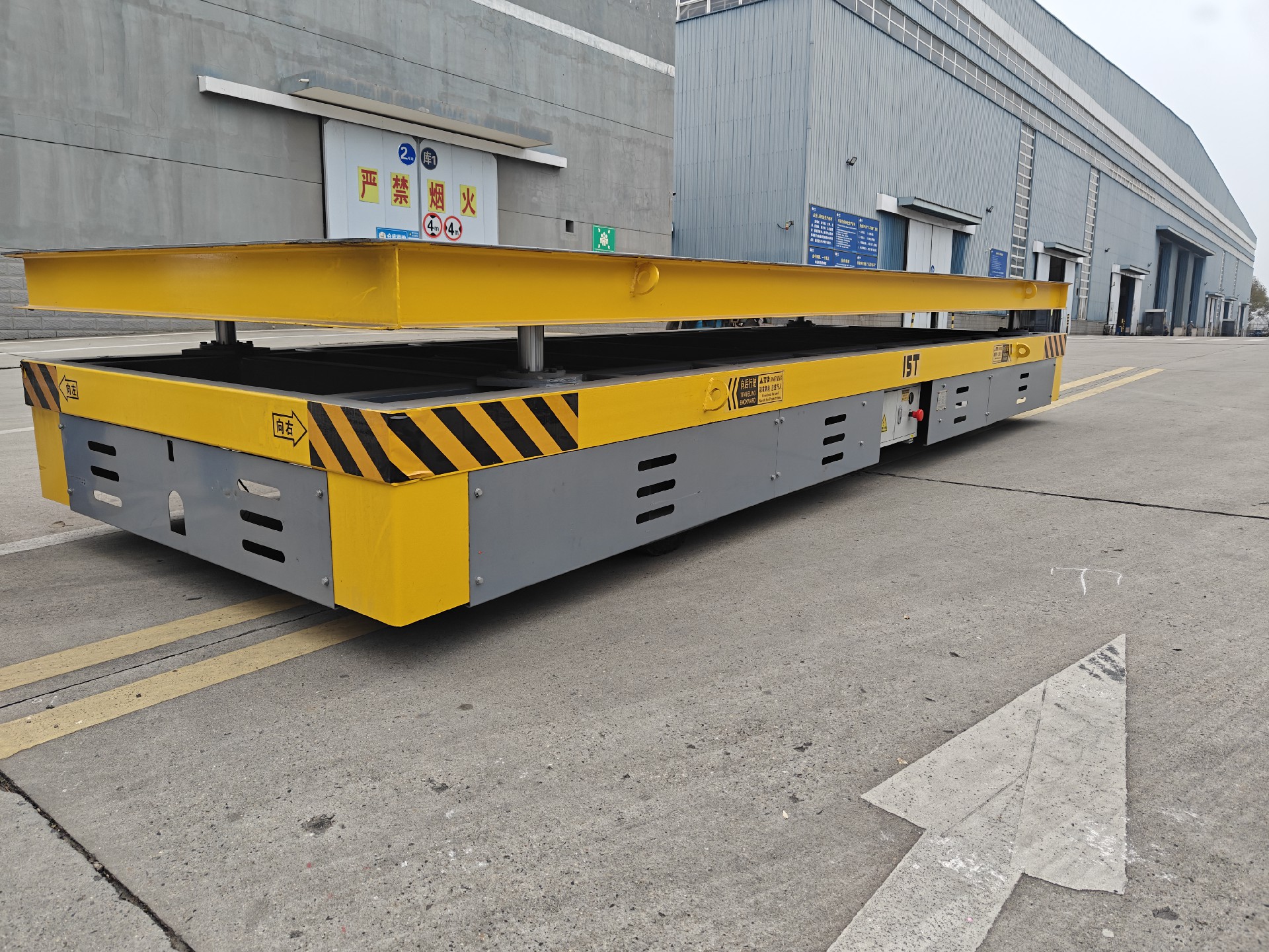 battery hydraulic lifting transfer cart for handling 15t pallets