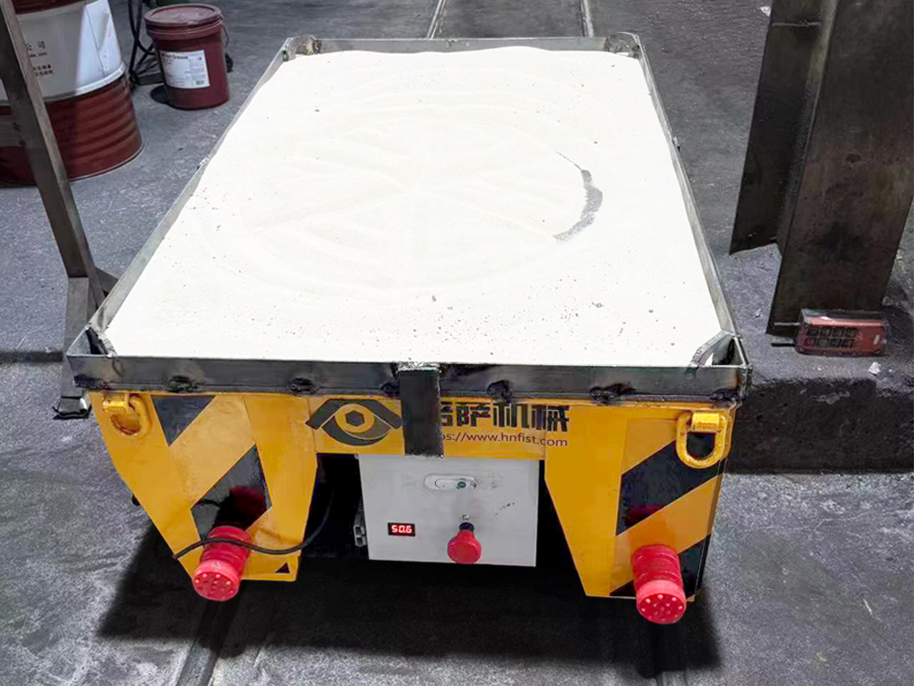 rail transfer cart for handling steel ladle