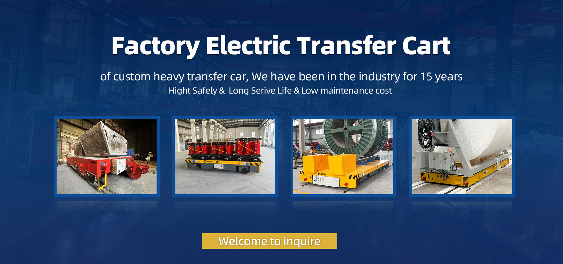 Factory Electric Transfer Cart for Industrail