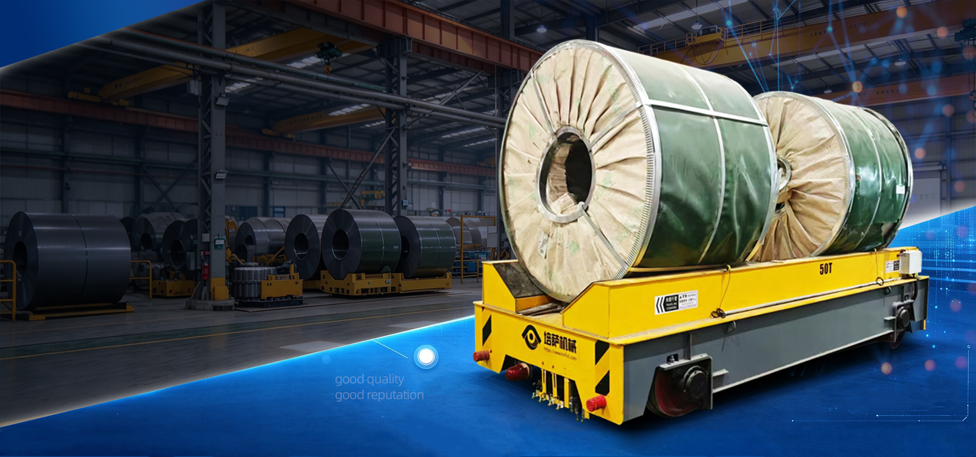 Custom Electric Transfer Cart for 1-2000T